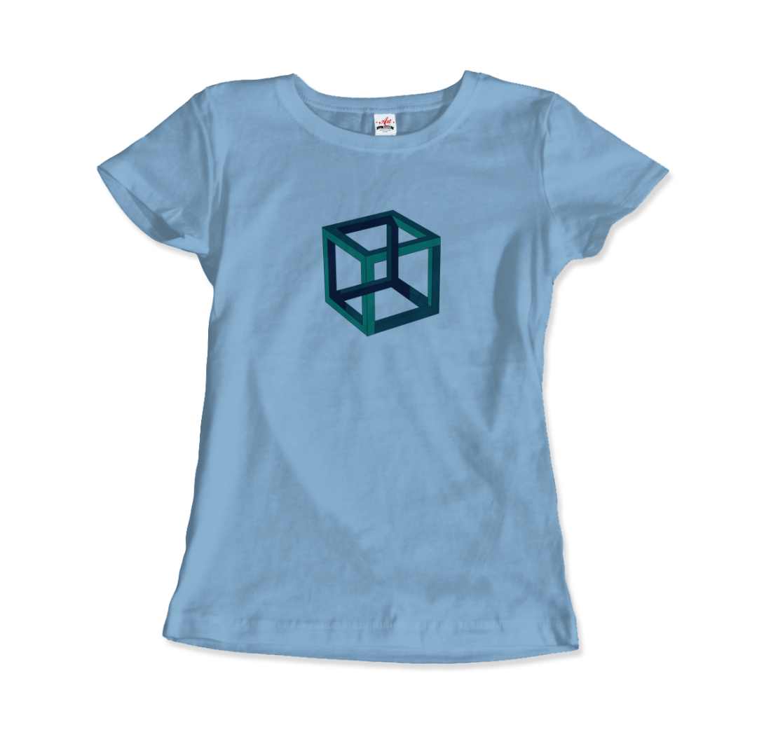 M.C. Escher “Impossible Cube” Art T-Shirt