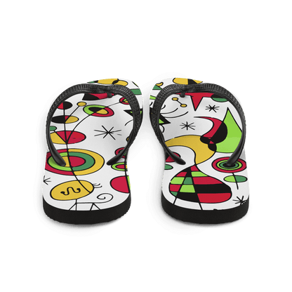 Joan Miró “Colorful Fish” Flip-Flops