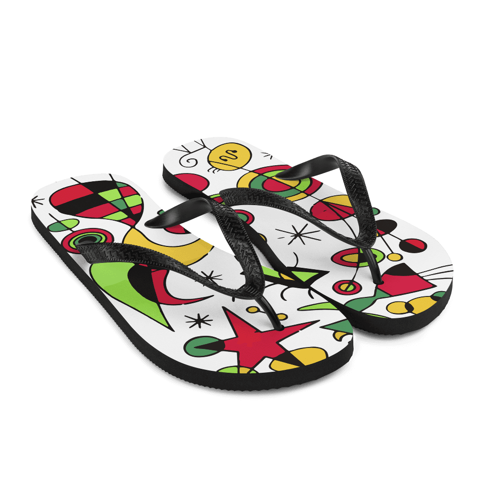Joan Miró “Colorful Fish” Flip-Flops