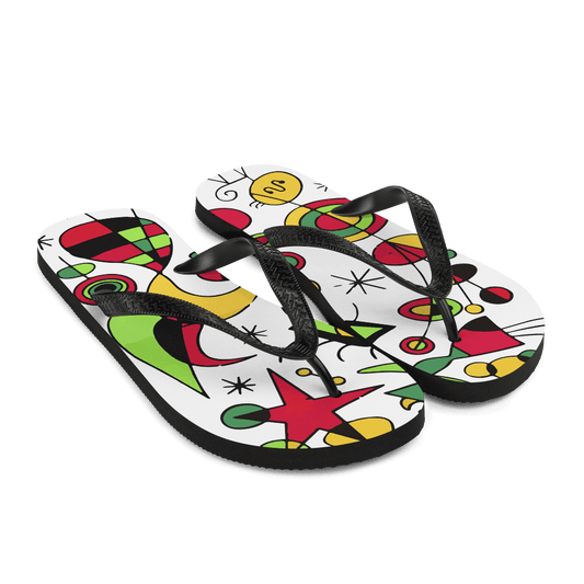 Joan Miró “Colorful Fish” Flip-Flops