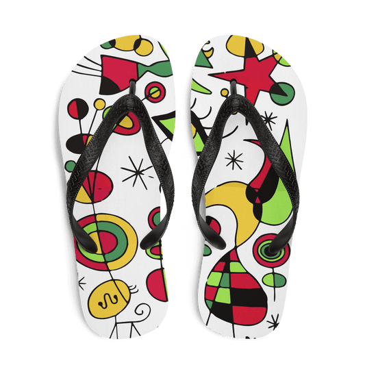 Joan Miró “Colorful Fish” Flip-Flops
