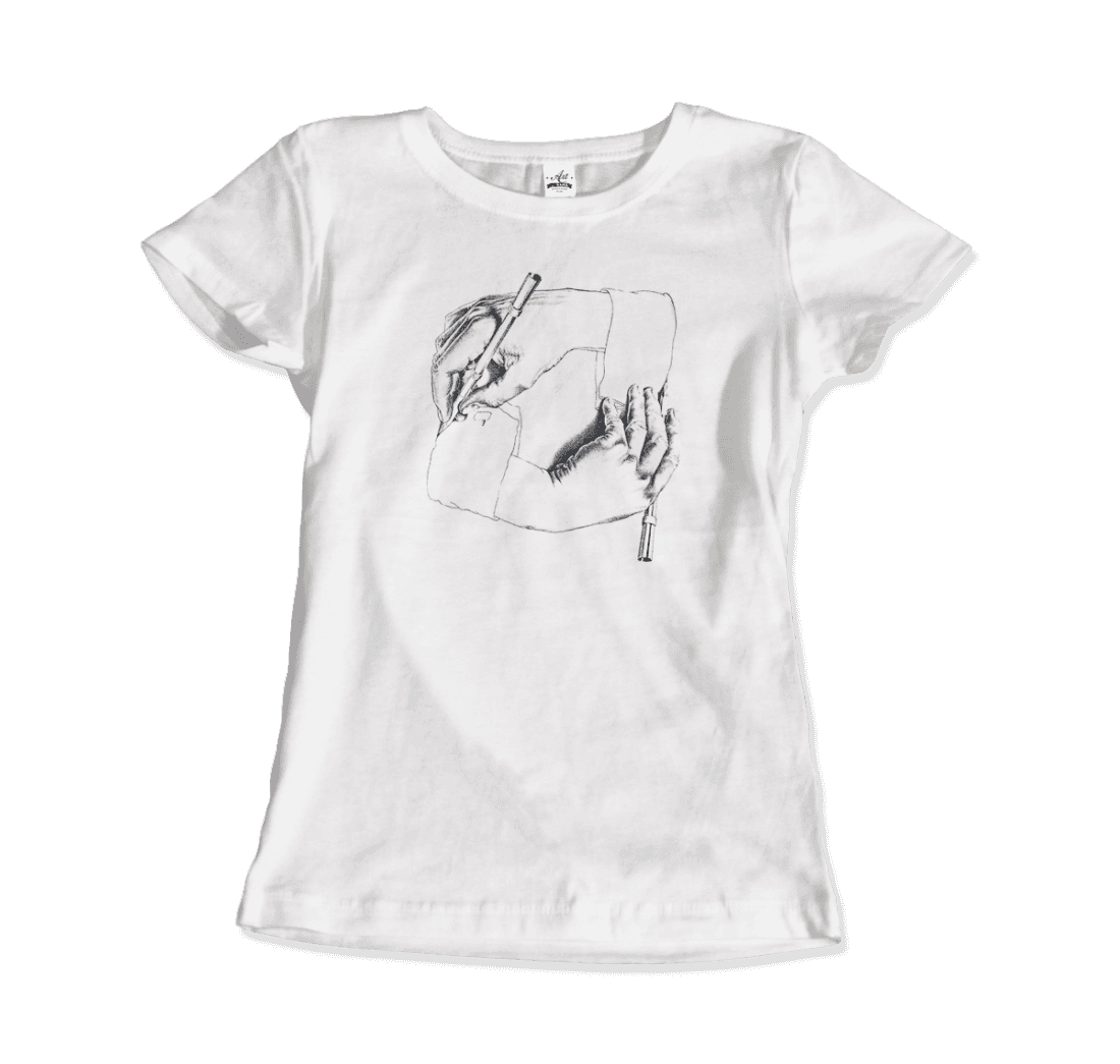 M.C. Escher “Hand Drawing Hand” Art T-Shirt