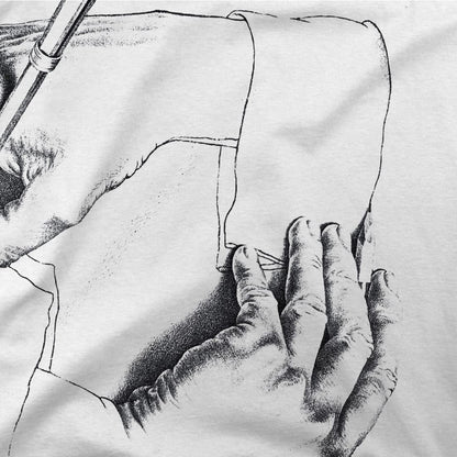 M.C. Escher “Hand Drawing Hand” Art T-Shirt