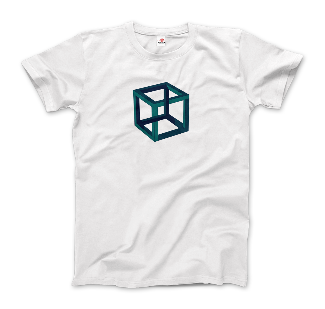 M.C. Escher “Impossible Cube” Art T-Shirt