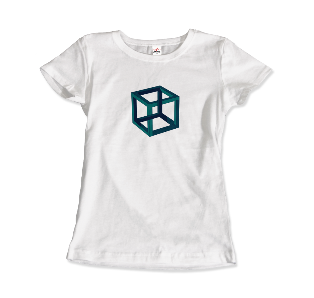 M.C. Escher “Impossible Cube” Art T-Shirt
