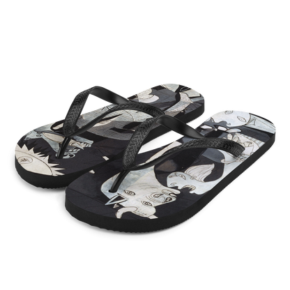 Pablo Picasso Guernica 1937 Artwork Flip-Flops-3