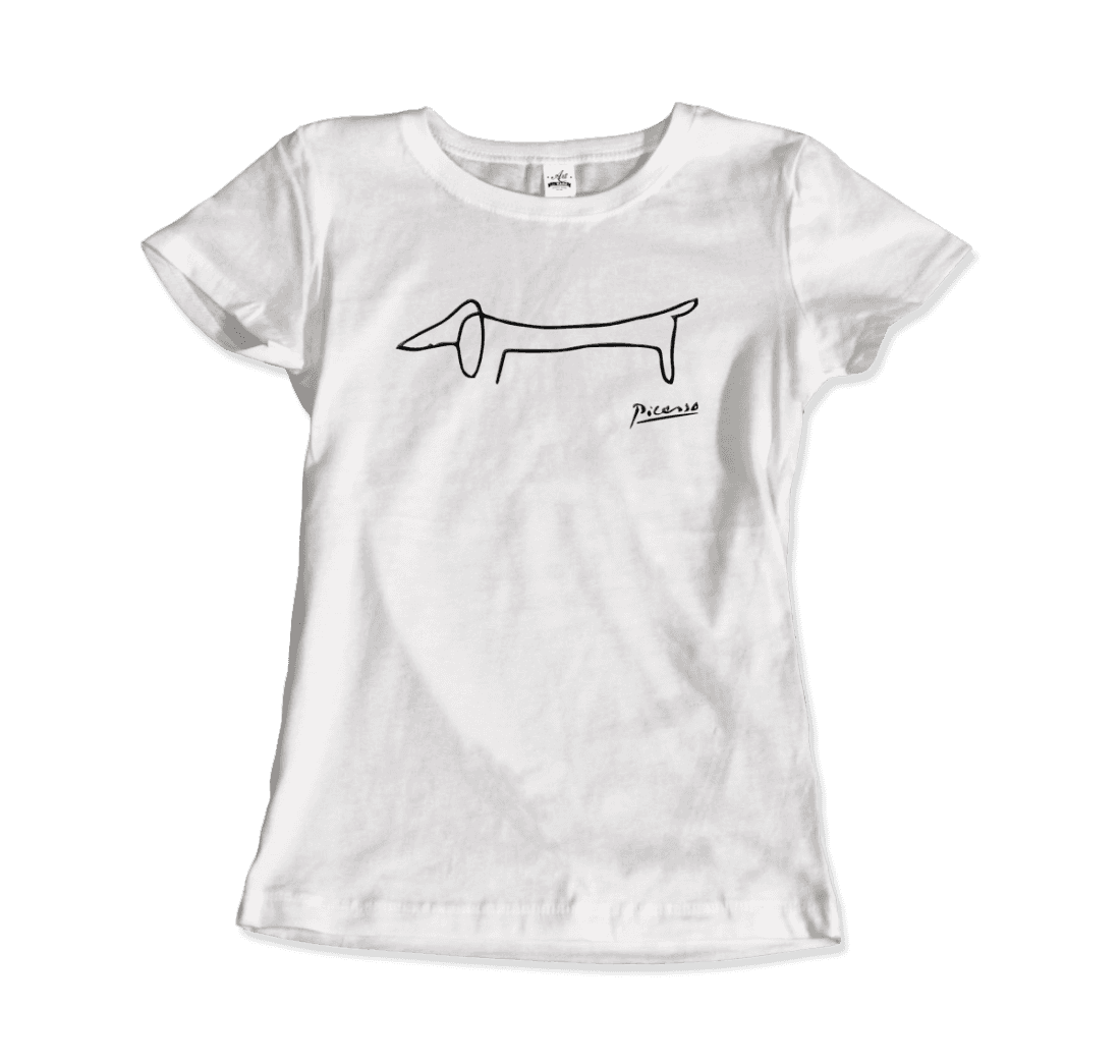 Pablo Picasso Dachshund Dog (Lump) Artwork T-Shirt