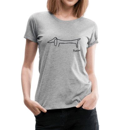 Pablo Picasso Dachshund Dog (Lump) Artwork T-Shirt