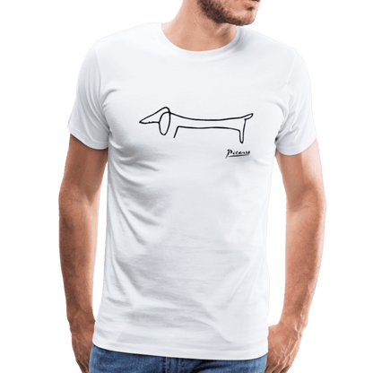 Pablo Picasso Dachshund Dog (Lump) Artwork T-Shirt