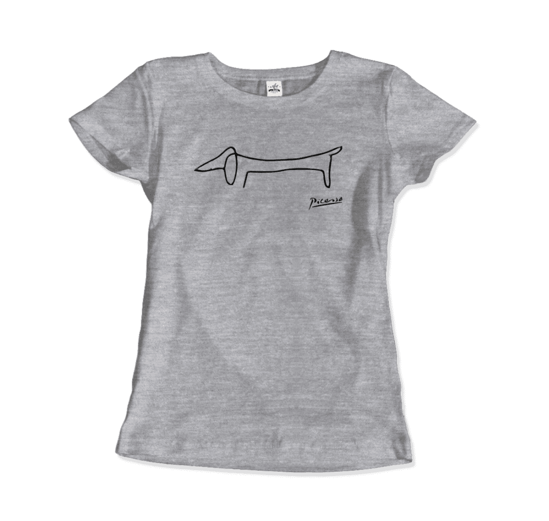 Pablo Picasso Dachshund Dog (Lump) Artwork T-Shirt