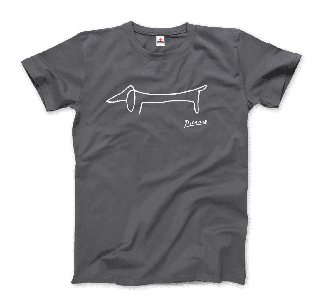 Pablo Picasso Dachshund Dog (Lump) Artwork T-Shirt