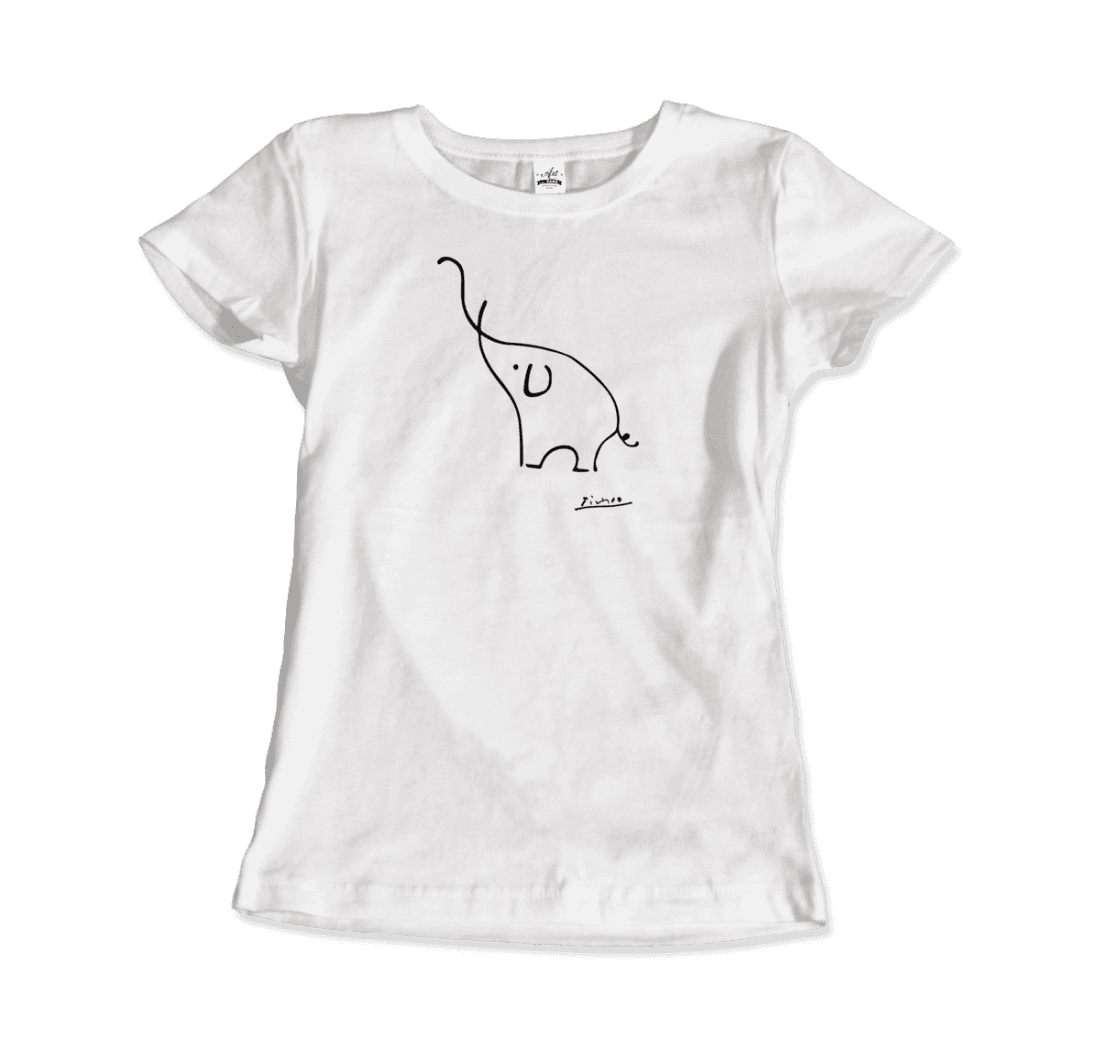 Pablo Picasso “Elephant Sketch” Art T-Shirt